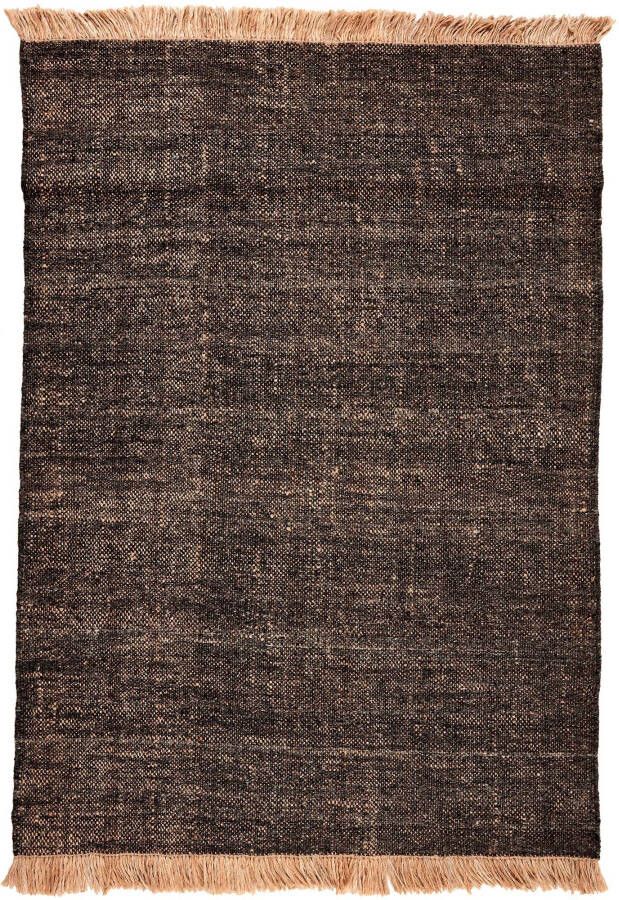 MOMO Rugs Nordic Nature Black 140x200 cm Vloerkleed