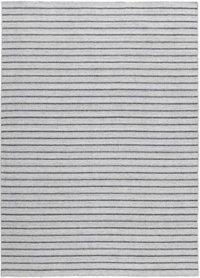 MOMO Rugs Nouveau Stripes Silver Dark Grey 140x200 cm Vloerkleed