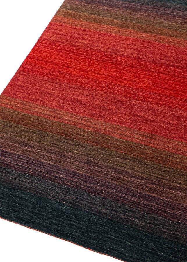 MOMO Rugs Panorama Black Red 140x200 cm Vloerkleed