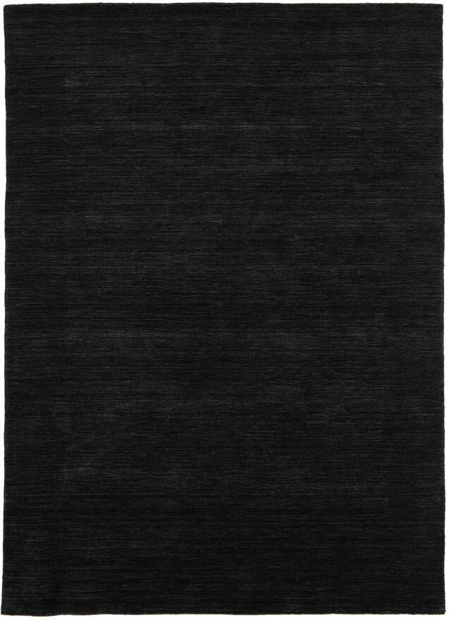 MOMO Rugs Vloerkleed Panorama Uni Black (voorraad) 80x200 cm