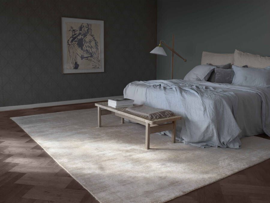 MOMO Rugs Plain Dust Ivory 140x200 cm Vloerkleed