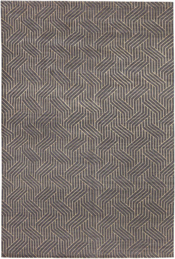 MOMO Rugs Vloerkleed Companion Charcoal Gold 60x90