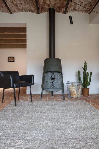 MOMO Rugs Vloerkleed Middle Grey 601 001 103 140x200 cm