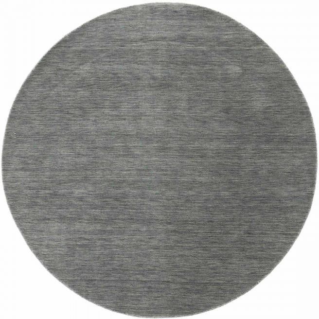 MOMO Rugs Vloerkleed Panorama Uni Rond Dark Grey 150 rond