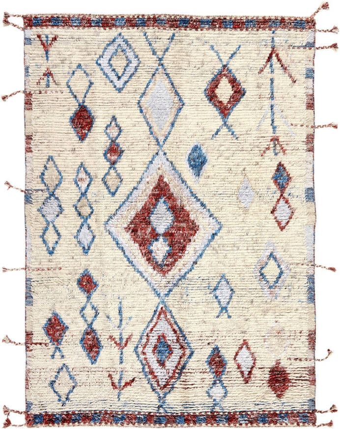 MOMO Rugs Vloerkleed Tribe Ivory Red