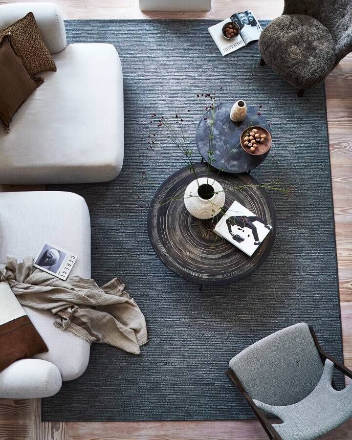 Vtwonen vloerkleed Nature Cord Antraciet Mele