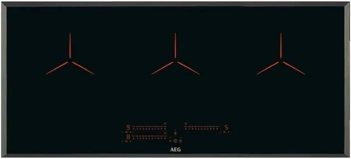 AEG 3000 serie Pure Black inductie Kookplaat 90 cm IPE93531FB