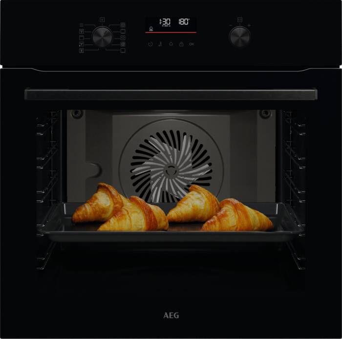 AEG 5000 SurroundCook met SteamBake Heteluchtoven met stoomondersteuning Katalyse Aqua Clean OA5CB42AK