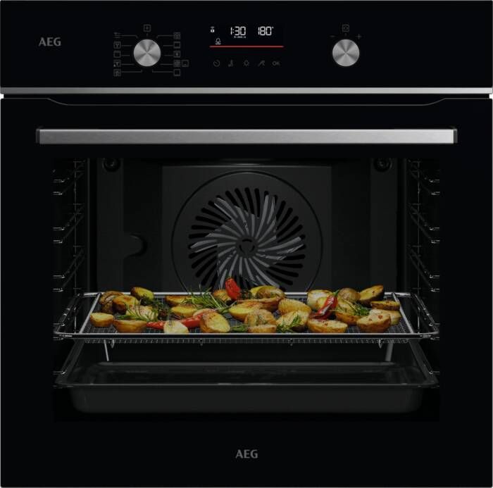 AEG 6000 SenseCook Heteluchtoven met pyrolysereiniging OS6PB52WAB