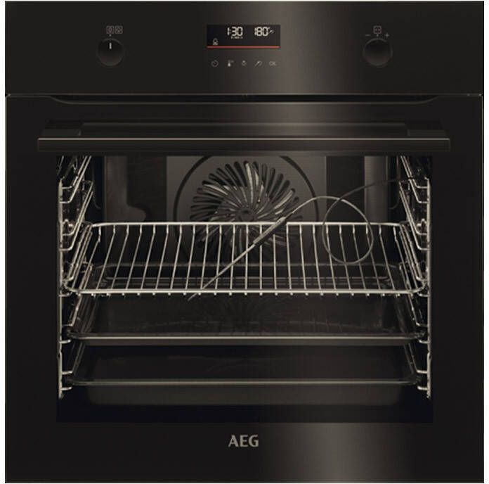 AEG 6000 serie SteamBake Heteluchtoven met stoomondersteuning met pyrolysereiniging BPK556260B