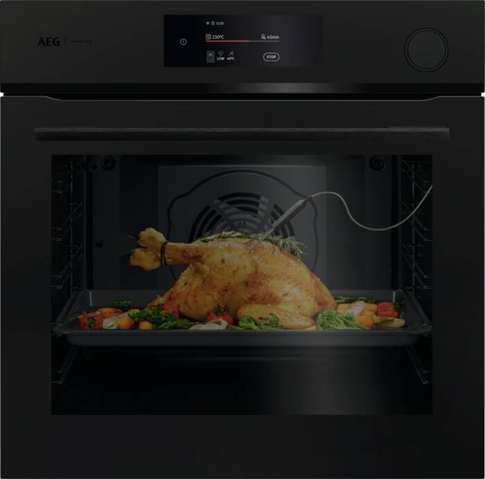 AEG 7000 MealAssist met SteamCrisp Heteluchtoven met stoomondersteuning met pyrolysereiniging BS7700T