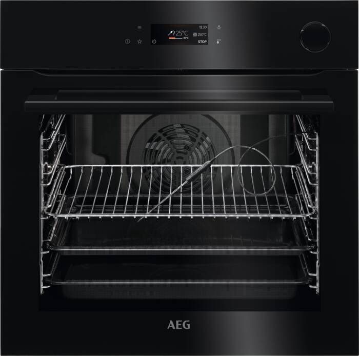 AEG 7000 serie SteamCrisp Heteluchtoven met stoomondersteuning met pyrolysereiniging BSK772281B