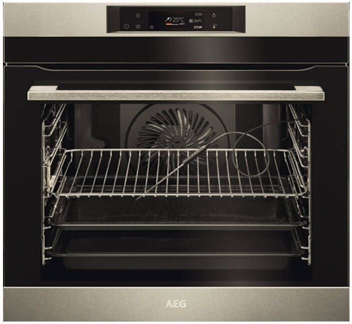 AEG 8000 serie Assisted Cooking Heteluchtoven met pyrolysereiniging BPK742280M