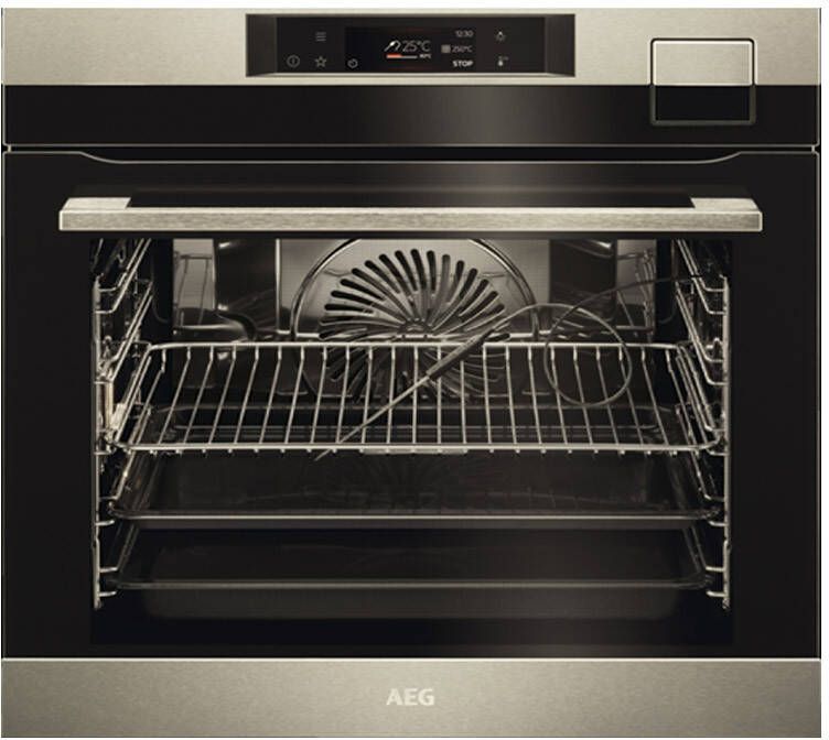 AEG 9000 serie SteamPro Combi hetelucht- en stoomoven BSK792280M