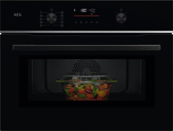 AEG 5000 CombiAir Microgolfoven met heteluchtfunctie Zwart TO5NK401B