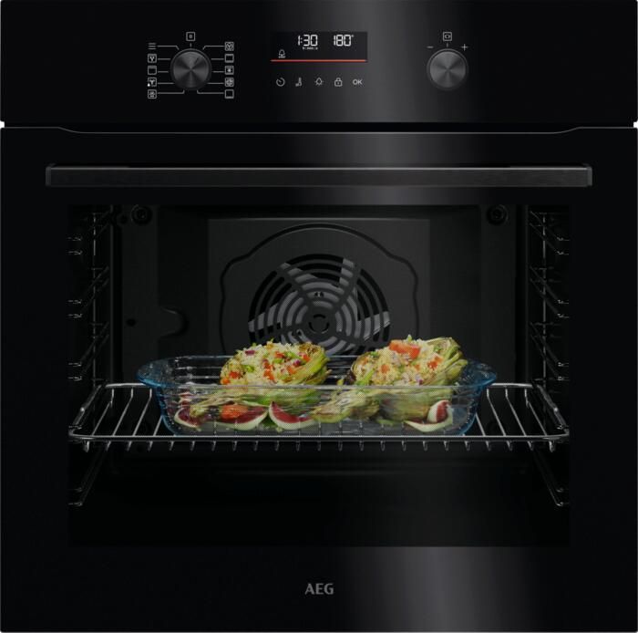 AEG 5000 SurroundCook Heteluchtoven Zwart NBU5A40SK