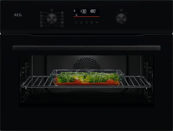 AEG 5000 SurroundCook met SteamBake Heteluchtoven met stoomondersteuning met pyrolysereiniging NKA5P401B
