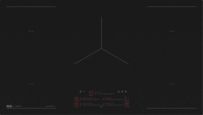 AEG 6000 MultipleBridge inductiekookplaat SaphirMatt 90 cm PI6000S90