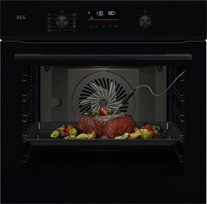 AEG 6000 SenseCook Heteluchtoven Katalyse Aqua Clean NBS6C521AB