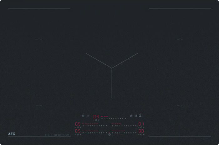 AEG 6000 serie MultipleBridge inductie SaphirMatt 80 cm NIK85M00IZ