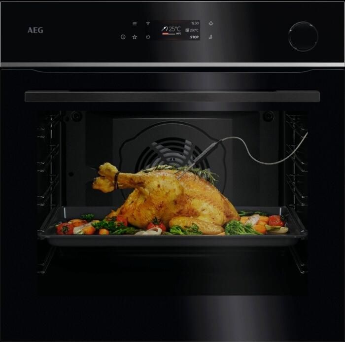 AEG 7000 MealAssist met SteamCrisp Heteluchtoven met stoomondersteuning met pyrolysereiniging TR7PB63ZSB