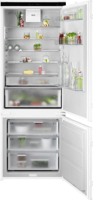 AEG 8000 NoFrost GreenZone+ Koel vrieskast inbouw MaxiSpace 189.4 cm NSC8T751DS