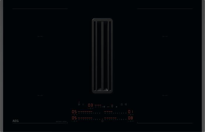AEG Kookplaat met afzuiging 6000 ComboHob met Bridge functie 80 cm NCP84C01FB