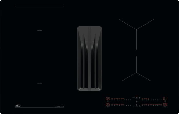 AEG Kookplaat met afzuiging 6000 ComboHob met brugfunctie 80 cm NCH84B03CB