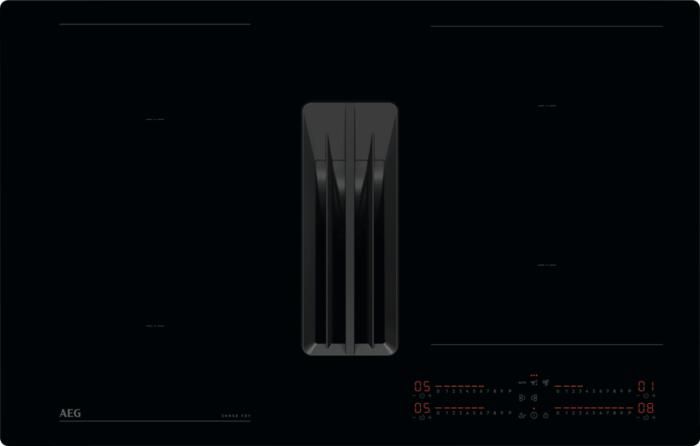 AEG Kookplaat met afzuiging 7000 ComboHob SenseFry 80 cm NCH84C23CB