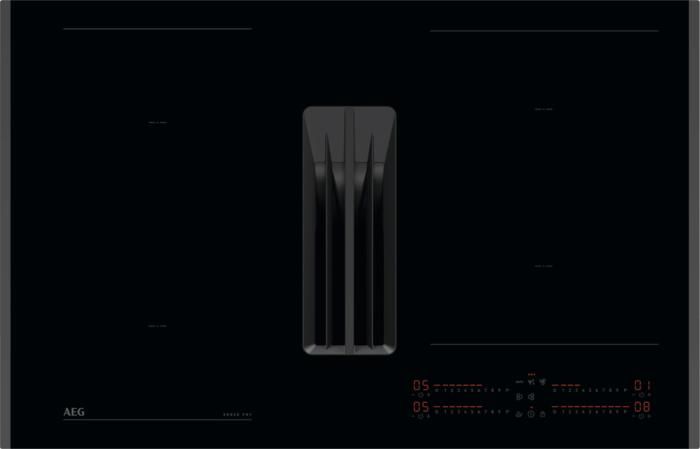 AEG Kookplaat met afzuiging 7000 ComboHob SenseFry 80 cm NCH84C23FB