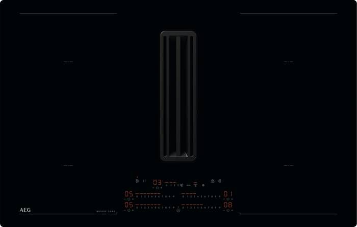 AEG Kookplaat met afzuiging 8000 serie ComboHob met Bridge functie 80 cm NDP84C02CB
