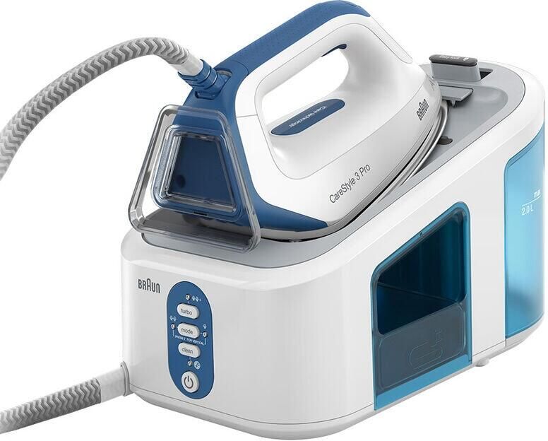 Braun Steam Generating Iron CareStyle 3 IS 3157 BL 2400 W Galvanised Steel 2400 W