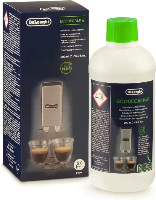 De'Longhi Ontkalker SER3018 EcoDecalk Kalkverwijderaar voor volautomatisch koffiezetapparaat en espressomachine