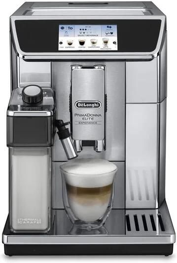 De'Longhi PrimaDonna Elite Experience ECAM 650.85.MS Volautomatische espressomachine Metallica Zwart