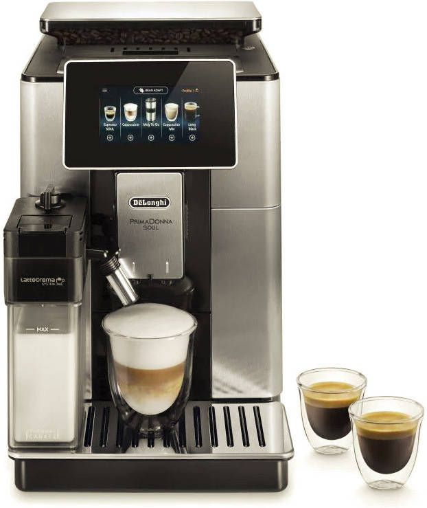 Delonghi ECAM610.74.MB PrimaDonna Soul volautomatische espressomachine