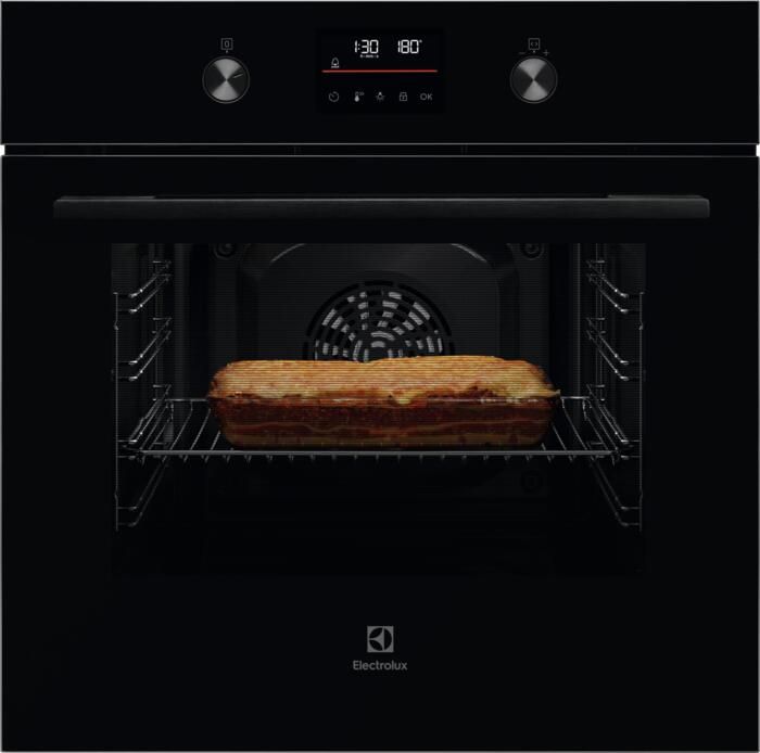 Electrolux 600 SurroundCook Heteluchtoven met pyrolysereiniging KOFFP46BK