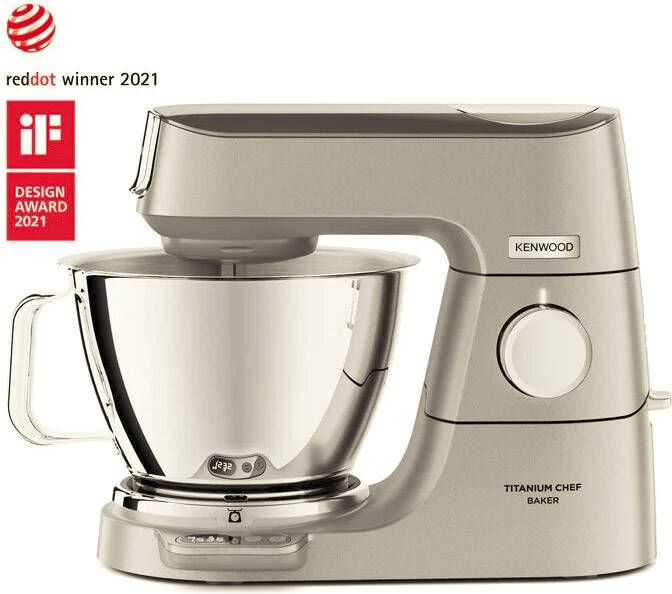 Kenwood KVC85.124SI Chef Baker multifunctionele 2 kommen 5L en 3 5L 1200W Geïntegreerde weegschaal 6kg - Foto 4