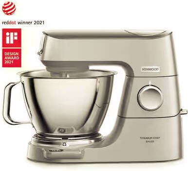Kenwood KVC85.124SI Chef Baker multifunctionele 2 kommen 5L en 3 5L 1200W Geïntegreerde weegschaal 6kg - Foto 3