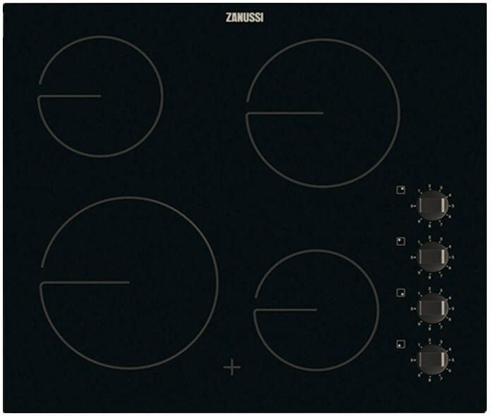 Zanussi 3000 serie keramisch Kookplaat 60 cm ZHRN640K