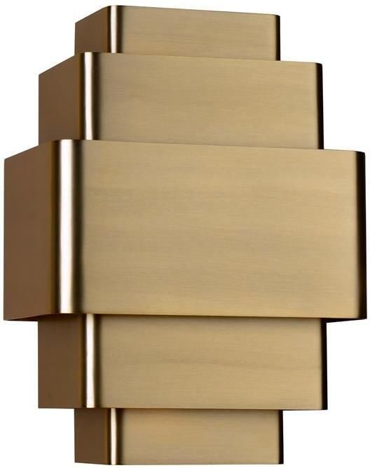 Artdelight Wandlamp Layers Brons Up & Down 27.5x20cm excl. 3 x G9