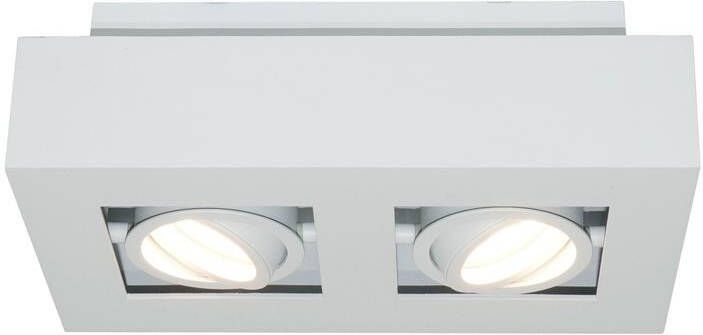 Lamponline Artdelight Spot Bosco 2 lichts L 25 cm B 14 cm wit