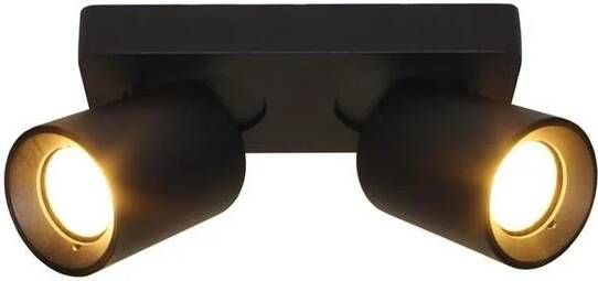 Lamponline Artdelight Spot Megano 2 lichts balk zwart