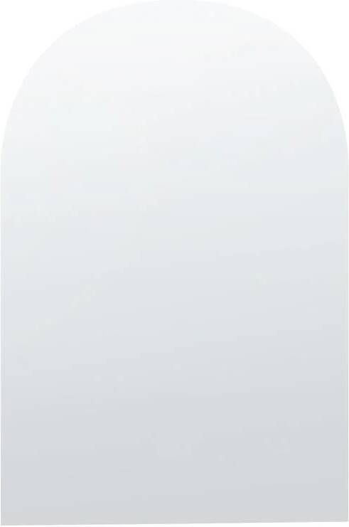 Beliani ANNECY Wandspiegel-Zilver-Glas