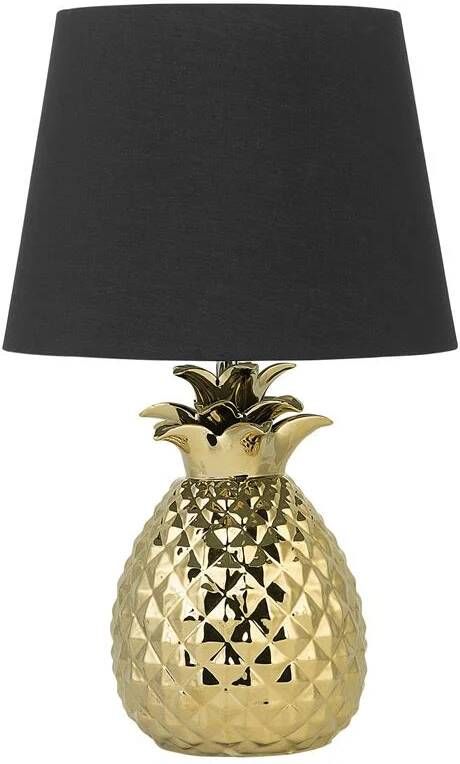 Beliani PINEAPPLE Kinderlamp Zwart Keramiek