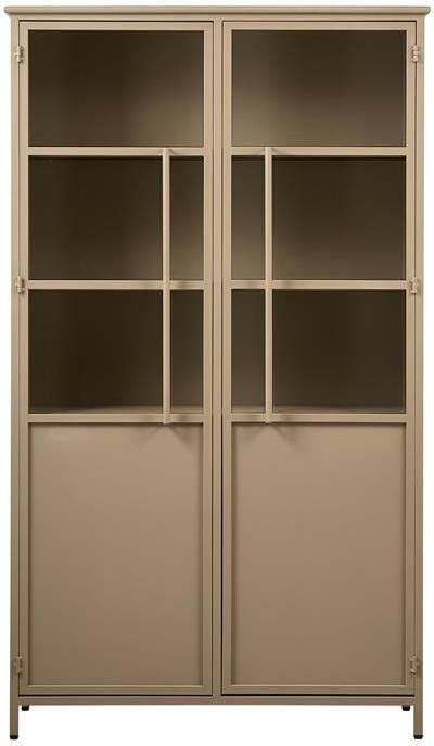 WOOOD Vitrinekast Exhibit met glazen deuren en veel opbergruimte h 170 cm x b 99 cm - Foto 5