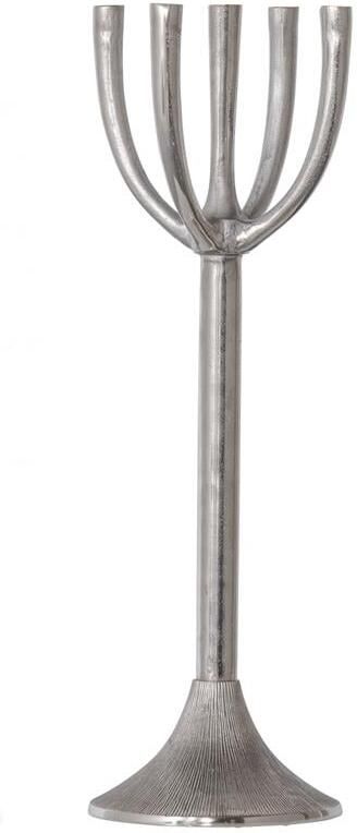 BePureHome Reach Kandelaar Metaal Zilver 80x28x28