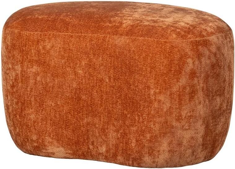 BePureHome WOOOD Popular Organische Poef Polyester Cinnamon 46x73x49