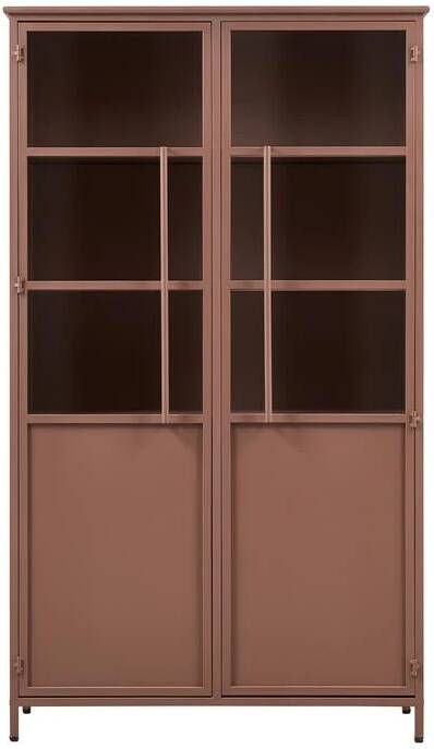 WOOOD Vitrinekast Exhibit met glazen deuren en veel opbergruimte h 170 cm x b 99 cm - Foto 4