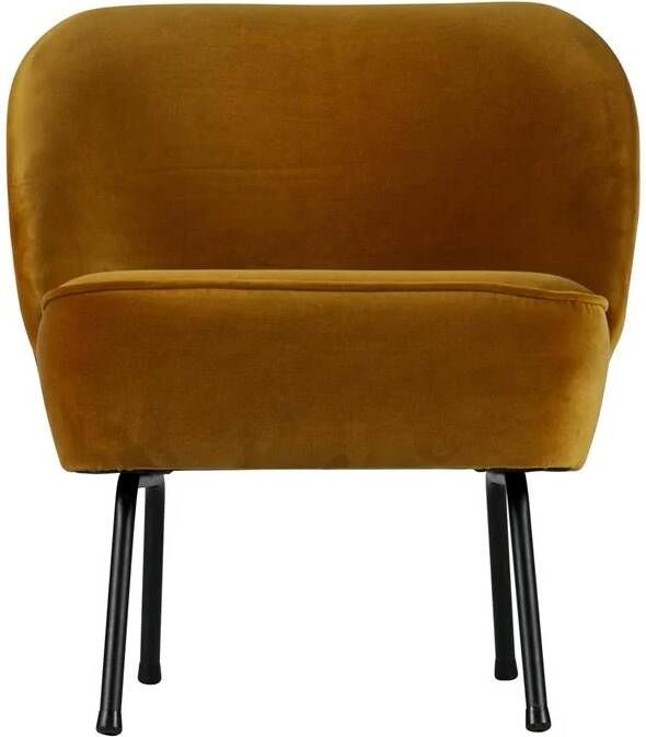 BePureHome Fauteuil Vogue Velvet Mosterd (Geel)