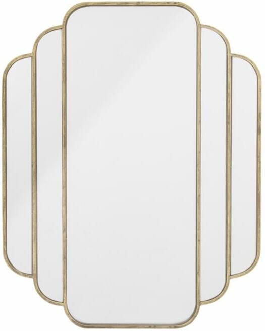 Bloomingville Mas Wandspiegel 80 x 63 cm Messing